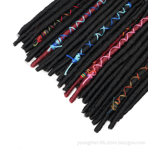Crochet Braids Soft Faux Locs Style Dreadlocks pictures Darling Afro Braiding synthetic Hair Extensions